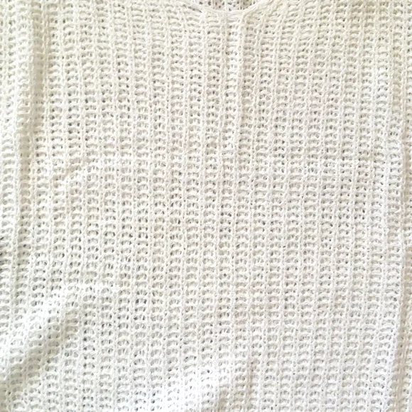 Lulu's White Born To Fly Knit Sweater Size XL - Picture 6 of 9